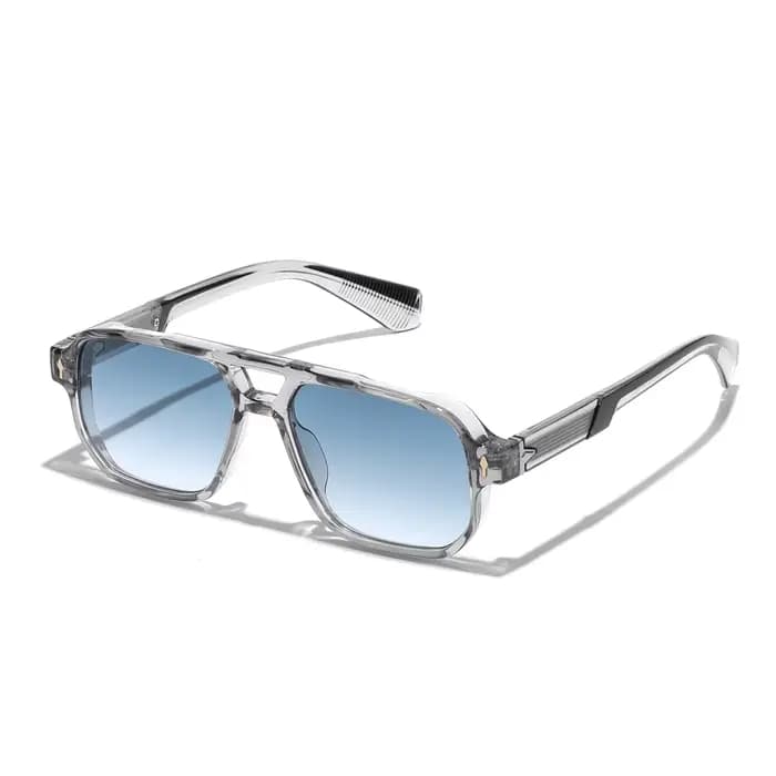Lunettes de soleil rétro 2026 à monture transparente pour hommes et femmes