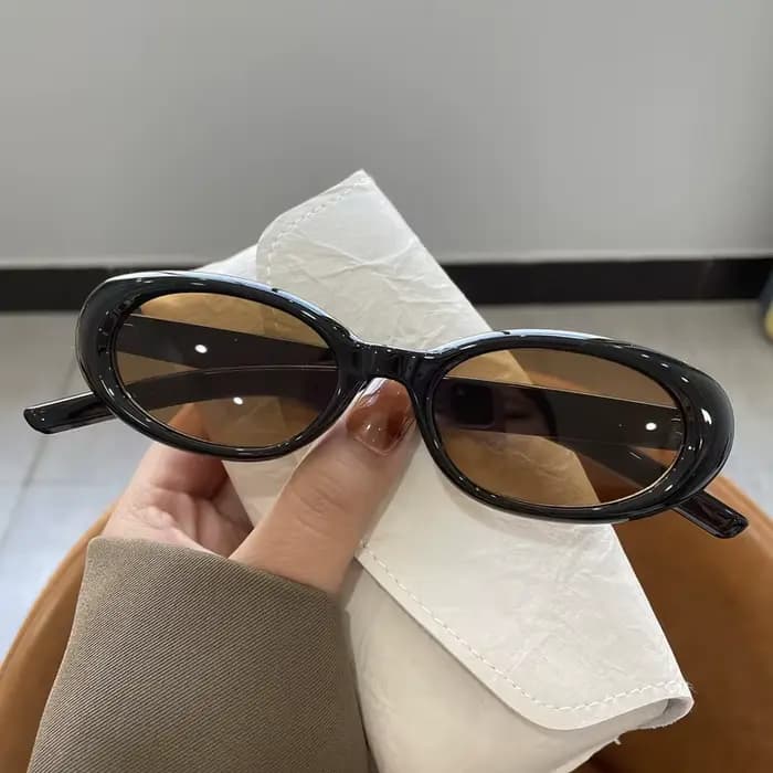 Lunettes de soleil ovales uniques pour hommes et femmes