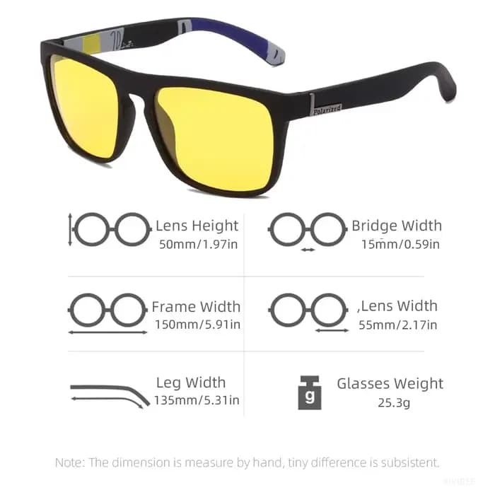 Lunettes de soleil polarisées pour Vision nocturne