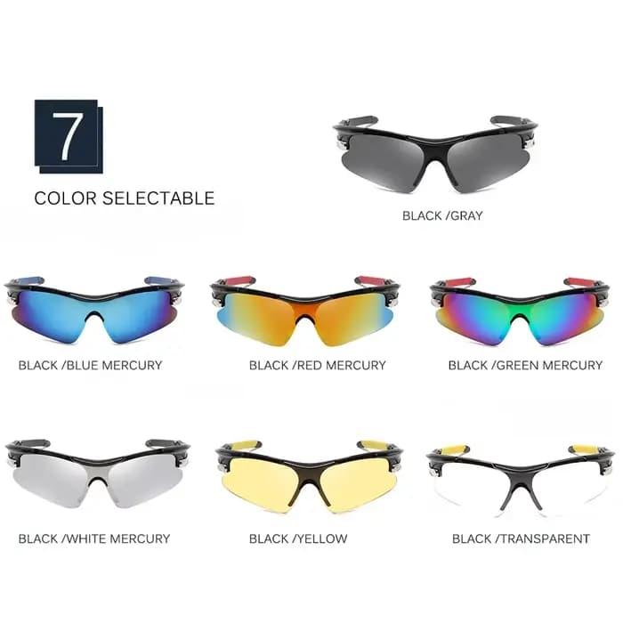 Lunettes de soleil de sport pour hommes