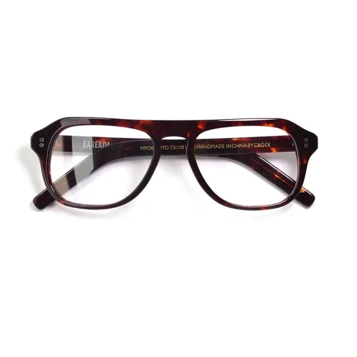 Kingsmen monture de lunettes pour hommes Vintage pilote trou de serrure acétate optique-lunetterie à la mode cristal