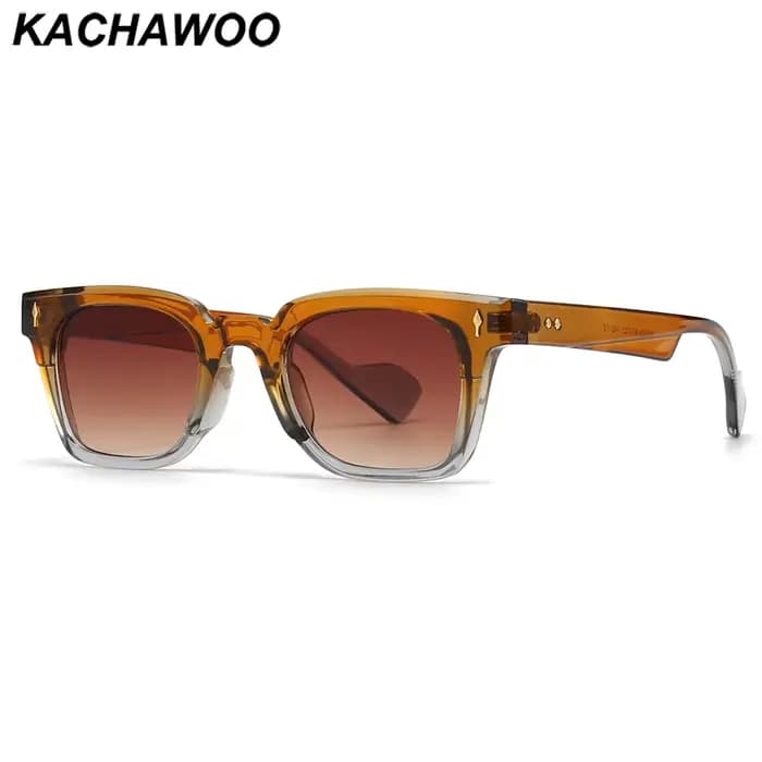 Kachawoo-Lunettes de soleil rétro pour homme et femme