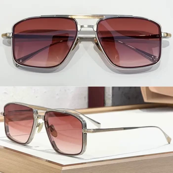 Lunettes de soleil de luxe EARL, grandes et surdimensionnées, monture en alliage artisanale, forme carrée, lunettes de mode pour hommes et femmes