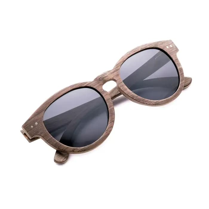 Lunettes de soleil en bois naturel pour femmes et hommes