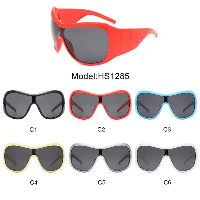 Lunettes de soleil surdimensionnées Y2K pour femmes et hommes
