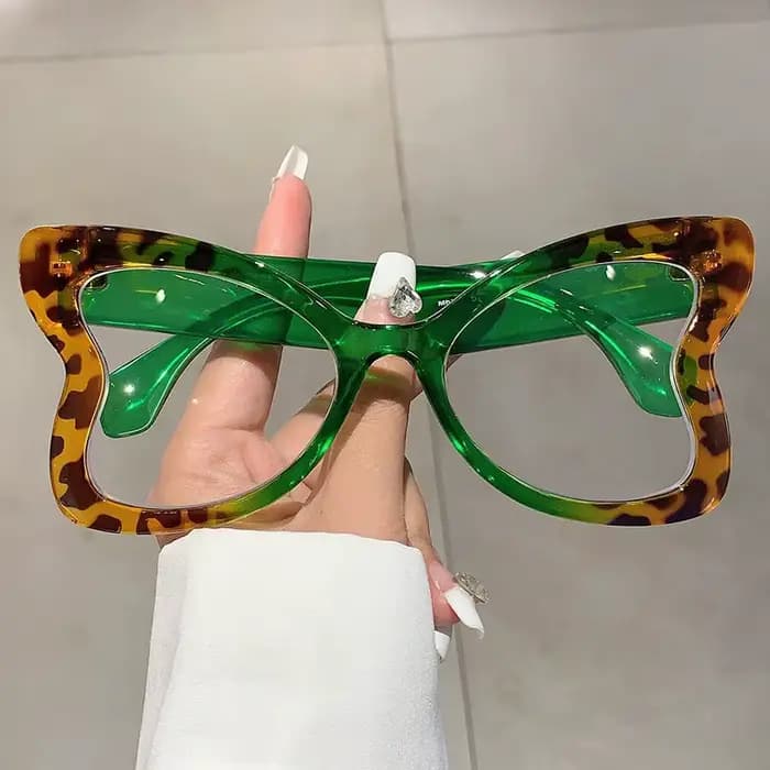 Lunettes de soleil papillon surdimensionnées pour femmes