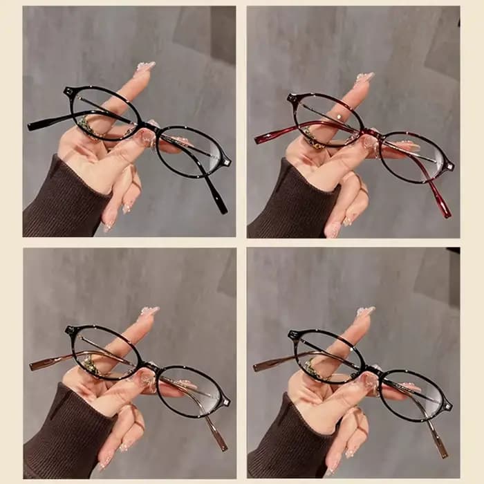 OKH femmes ovale petit cadre mince lunettes ordinateur Anti lumière bleue