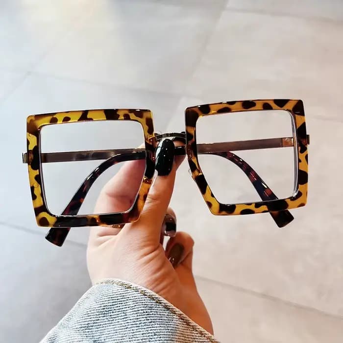 Montures de lunettes surdimensionnées pour femmes