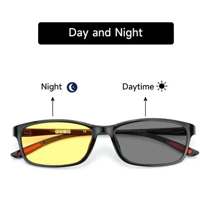 Verres photochromiques lunettes de soleil jour et nuit hommes