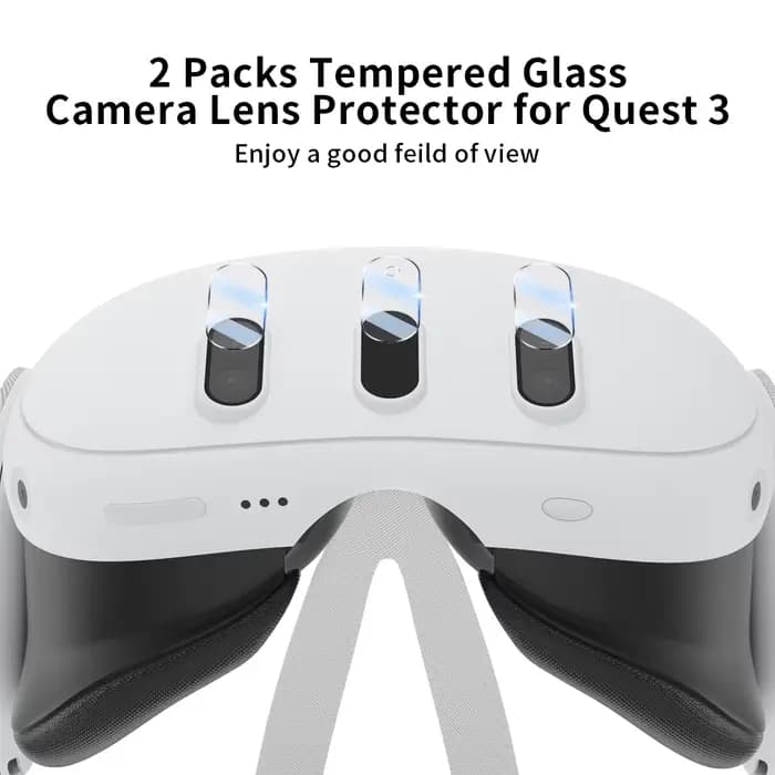 Protecteur d'objectif de caméra pour Meta Quest 3, verre trempé pour caméra Meta Quest3, Film de Protection anti-rayures, accessoires