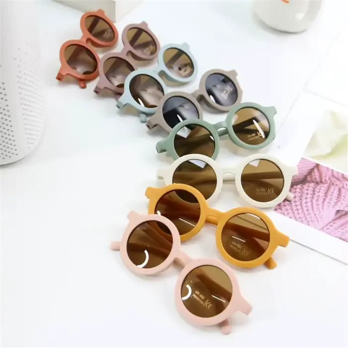 Lunettes de soleil de marque rétro pour enfants