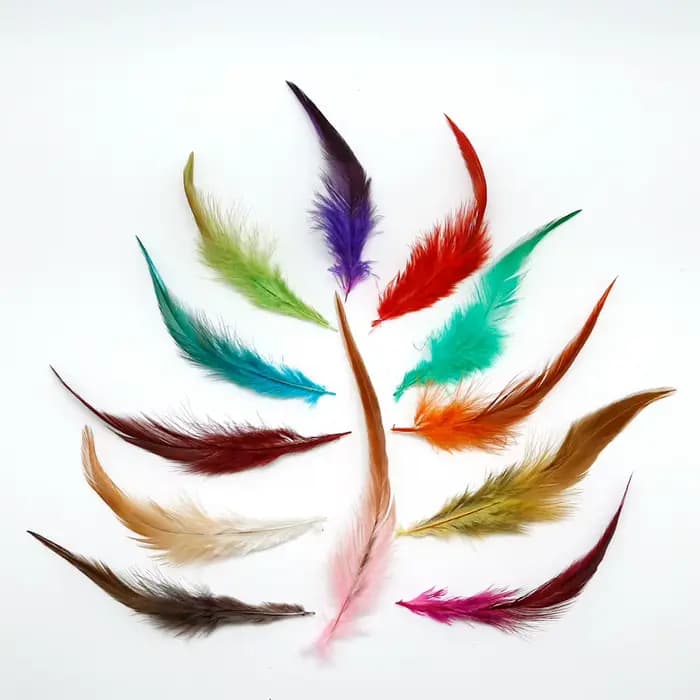 Lot de 100 plumes de faisan de haute qualité, 4-6' / 10-15 cm, plumes naturelles et teintes, pour artisanat DIY et accessoires de bijouterie