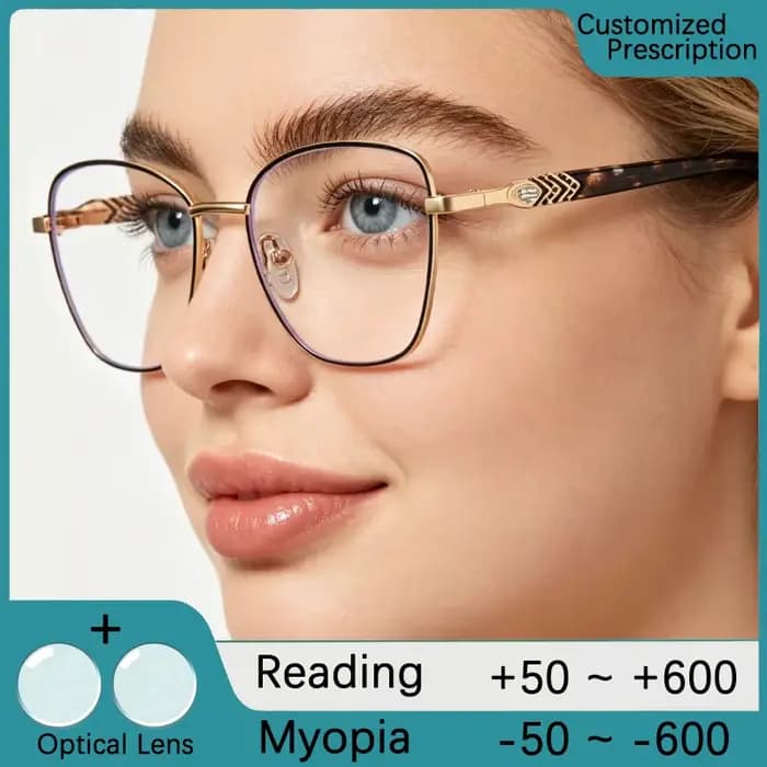 Lunettes de vue rétro pour femmes
