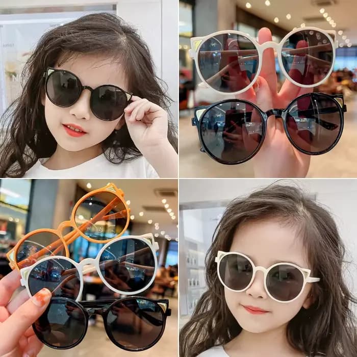 Nouvelles lunettes de soleil mignonnes pour bébés garçons et filles