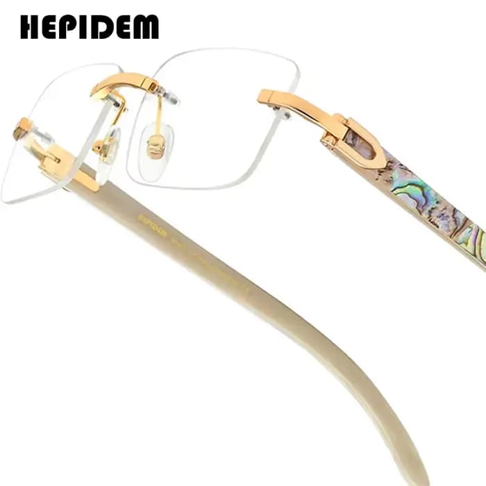 Lunettes en corne de buffle pour hommes et femmes