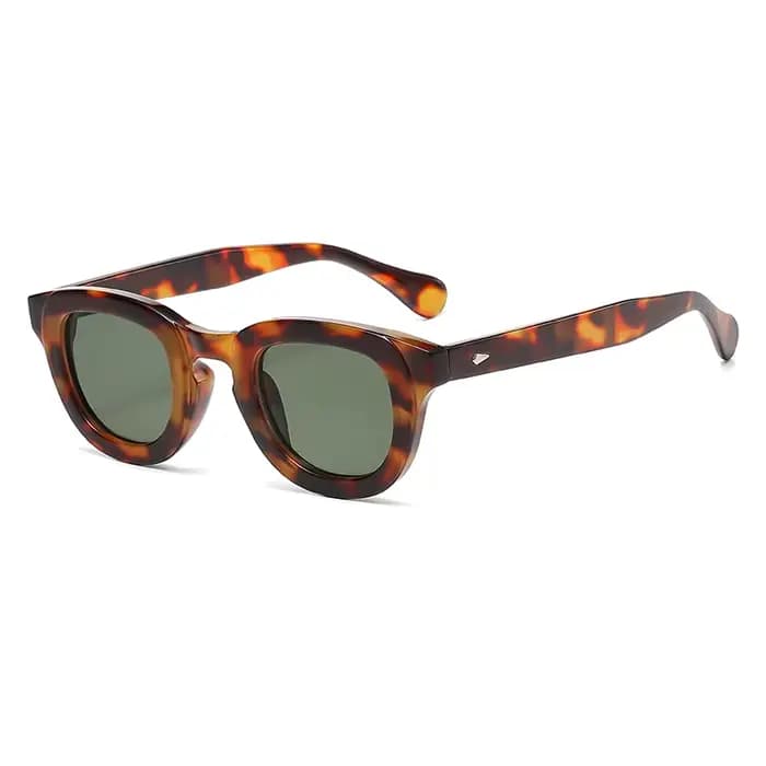Lunettes de soleil à monture ovale pour femmes