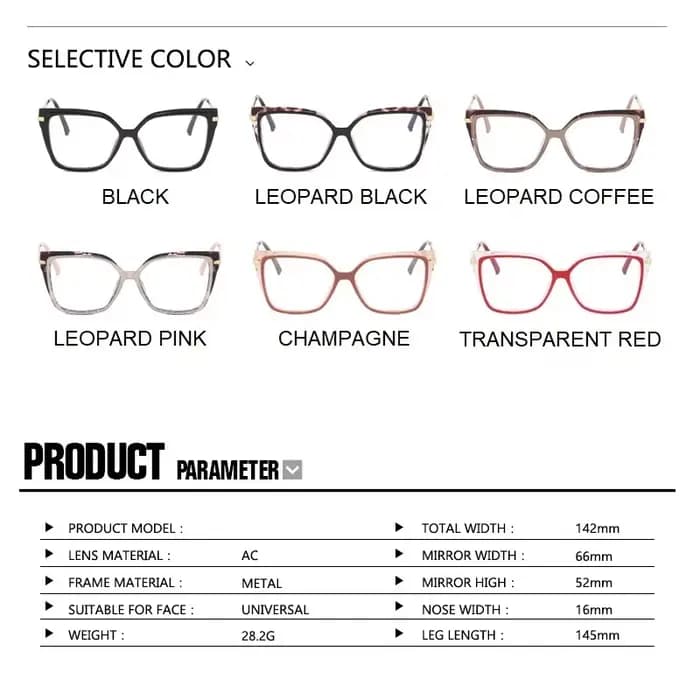 Nouvelles lunettes de mode pour femmes