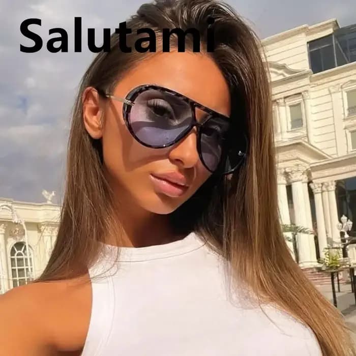 Lunettes de soleil œil de chat en alliage pour femmes
