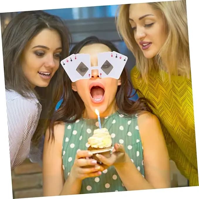 Lunettes de soleil sur le thème du poker, lunettes à motifs de cartes à jouer, accessoires de déguisement pour adultes sur le thème du poker, fournitures pour fêtes à thème