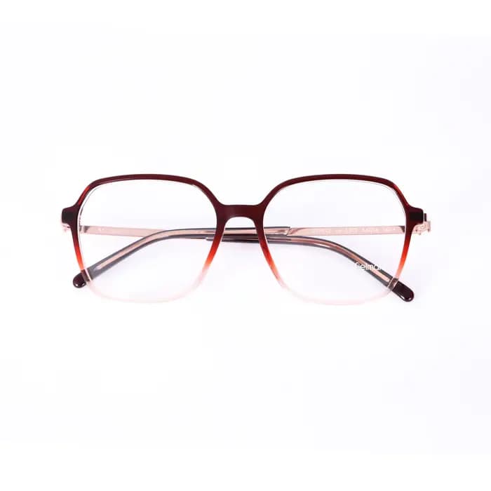 Lunettes optiques rétro à la mode pour femmes avec des styles tendance et sexy. Temples métalliques design et cadres en acétate de haute qualité.