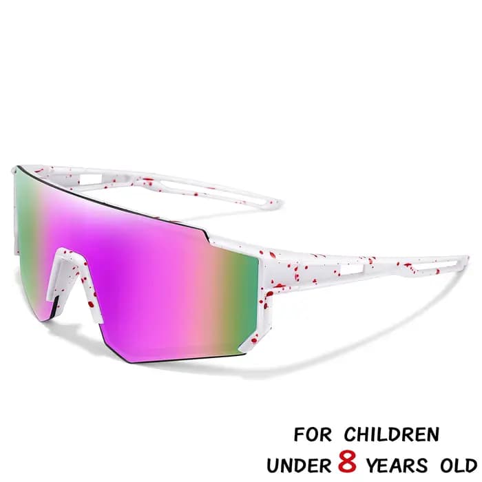 Lunettes de soleil de baseball pour enfants de 3 à 8 ans