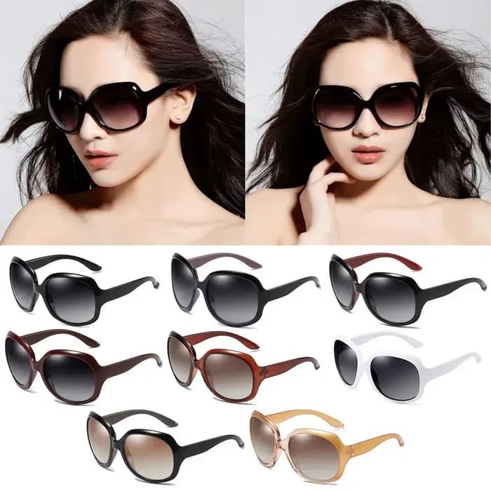 Nouvelles nuances lunettes de soleil polarisées pour femmes carré UV 400