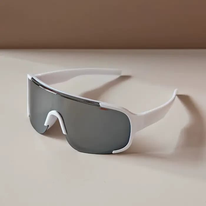 2 paires de lunettes de mode style technologie futuriste Y2K avec grande monture