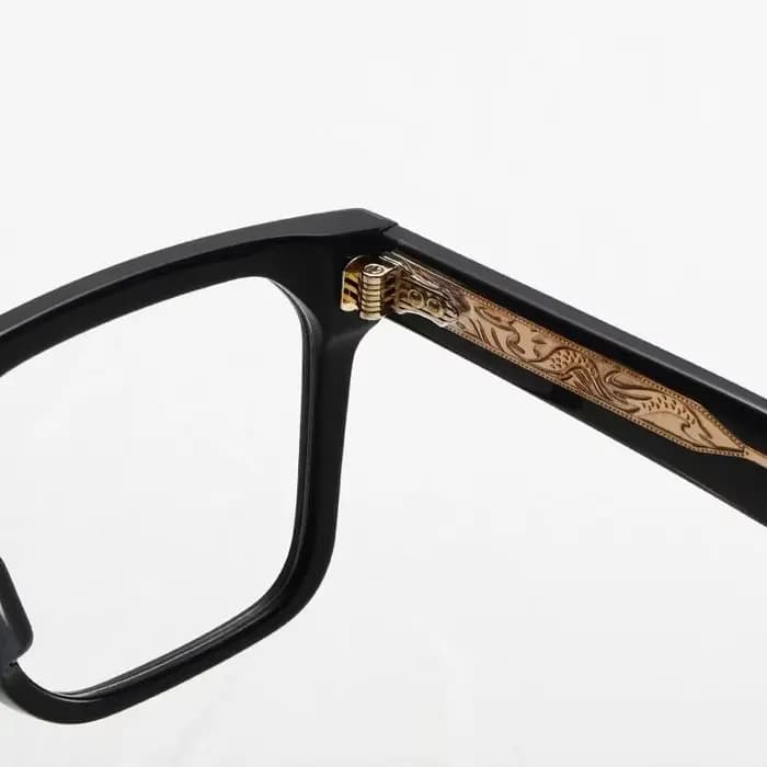 Montures de lunettes optiques carrées en acétate épais grande taille 2025 – Lunettes de luxe rétro pour hommes, pour myopie et hypermétropie, sur ordonnance