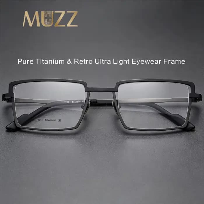 Montures de lunettes en titane pur pour hommes