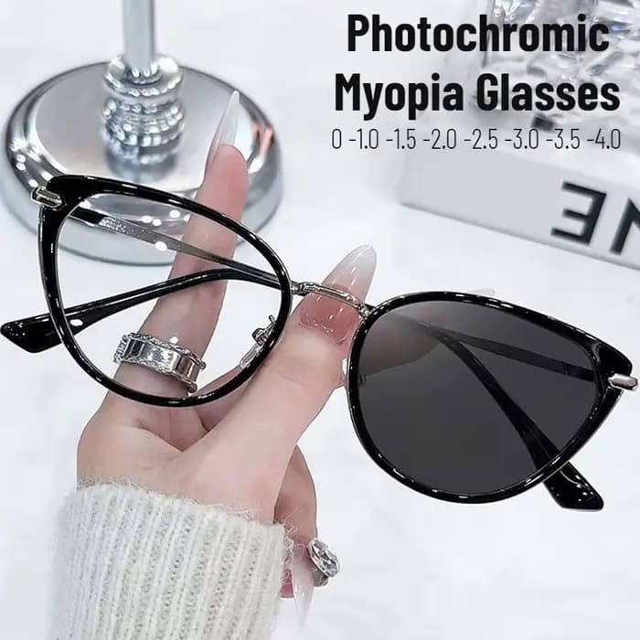 Lunettes photochromiques œil de chat pour femmes