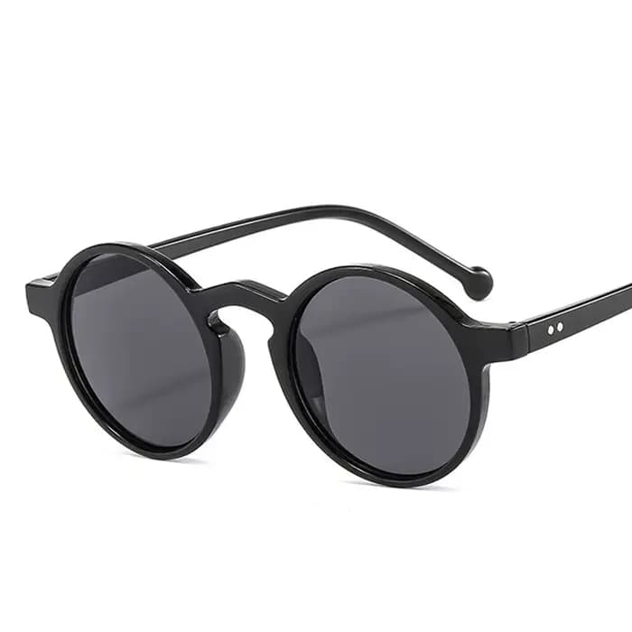Lunettes de soleil de forme ronde pour femmes et hommes