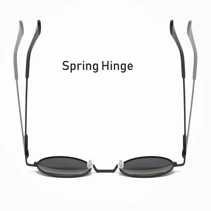 Lunettes de soleil polarisées rondes rétro Vintage pour hommes et femmes