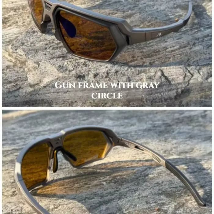 Lunettes de soleil sport polarisées UV400 photochromiques vision nocturne unisexe pour le cyclisme