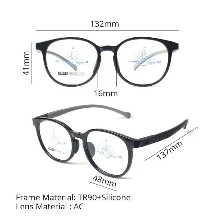Lunettes rondes pour jeunes adolescents