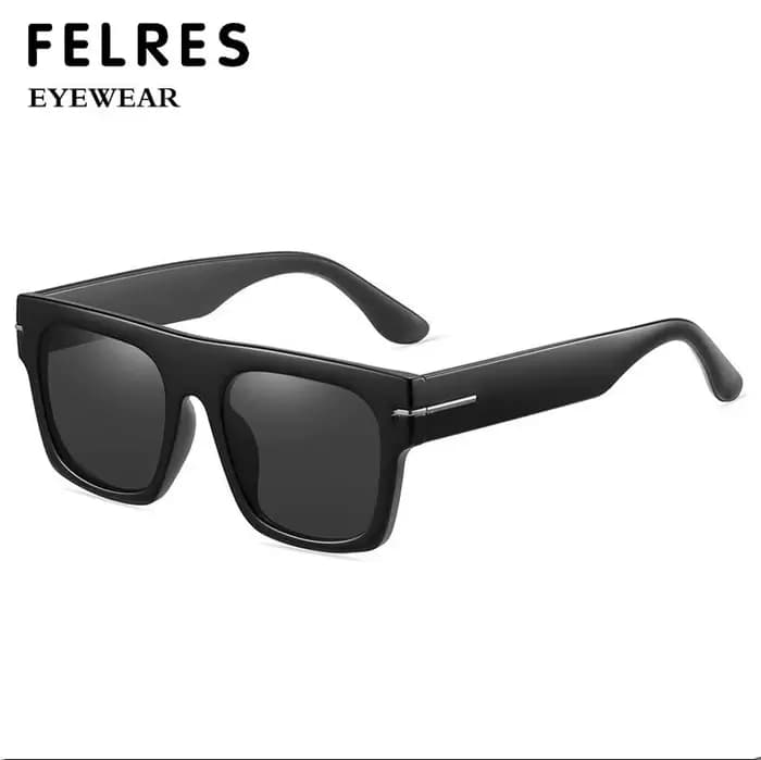 Lunettes de soleil myopie bleues hommes classique carré teinté myope ombre
