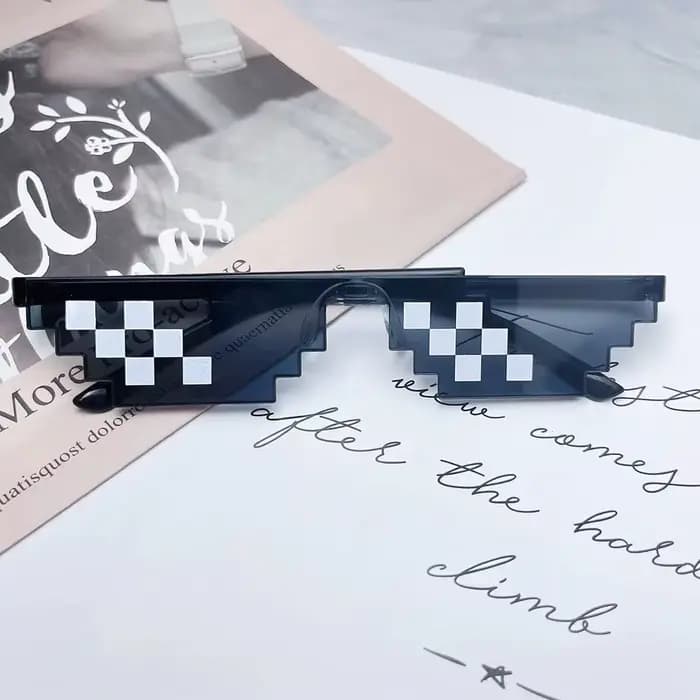 Lunettes de soleil mosaïque Cool Party Vintage nuances