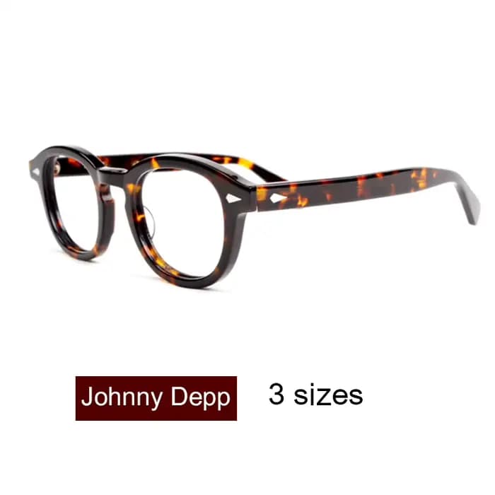 Johnny Depp lunettes cadre hommes Lemtosh