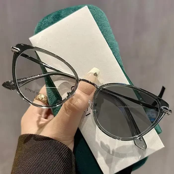 Lunettes photochromiques œil de chat pour femmes