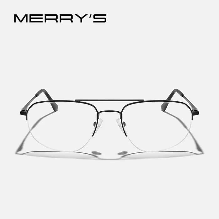Lunettes de vue optiques en alliage de titane pour hommes et femmes