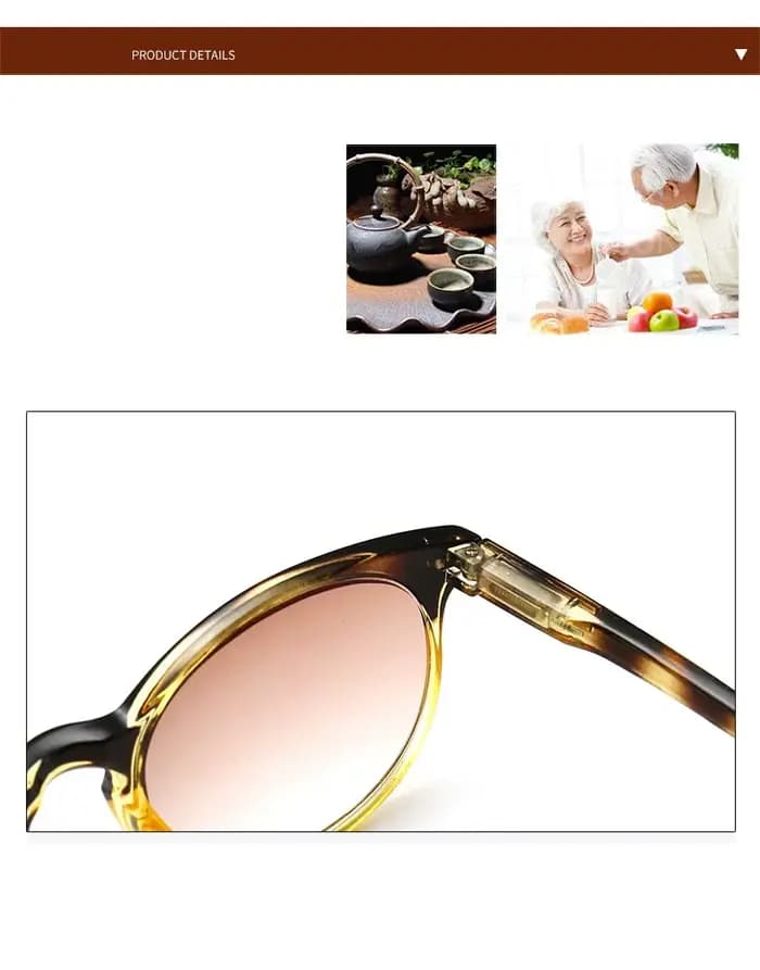 LONSY – lunettes de soleil rondes de lecture pour femmes et hommes