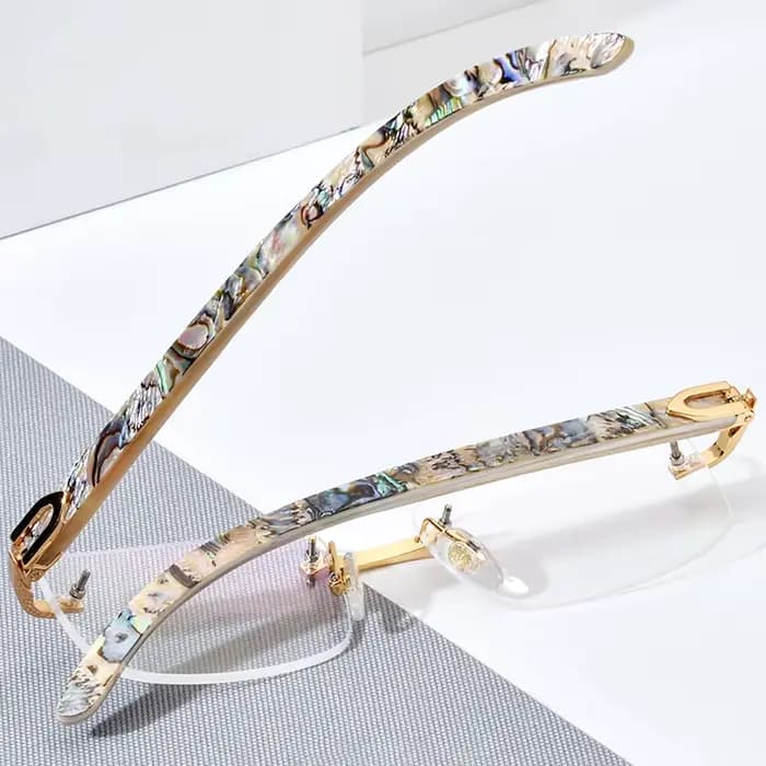 Lunettes en corne de buffle pour hommes et femmes