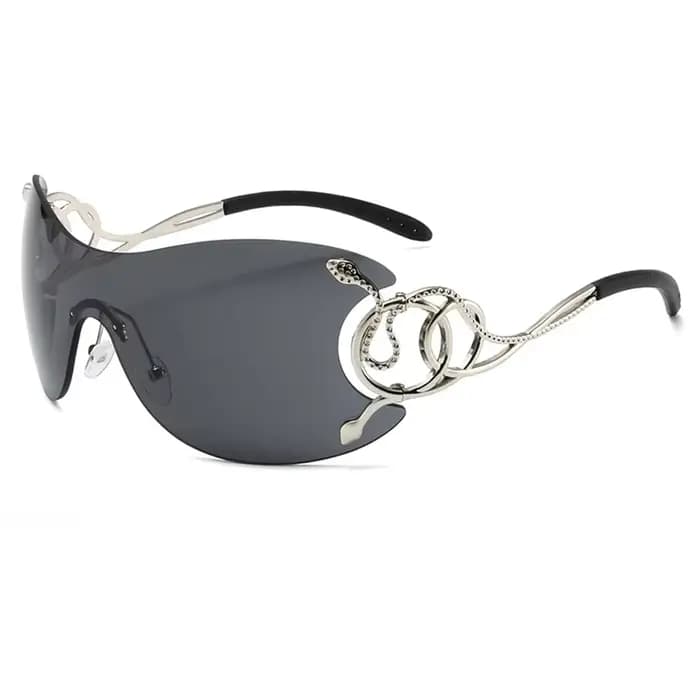 Y2k – lunettes de soleil sans bords pour femmes