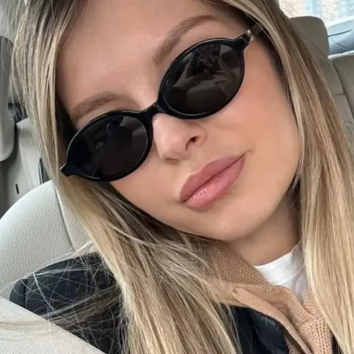 Lunettes de soleil ovales tendance pour femmes