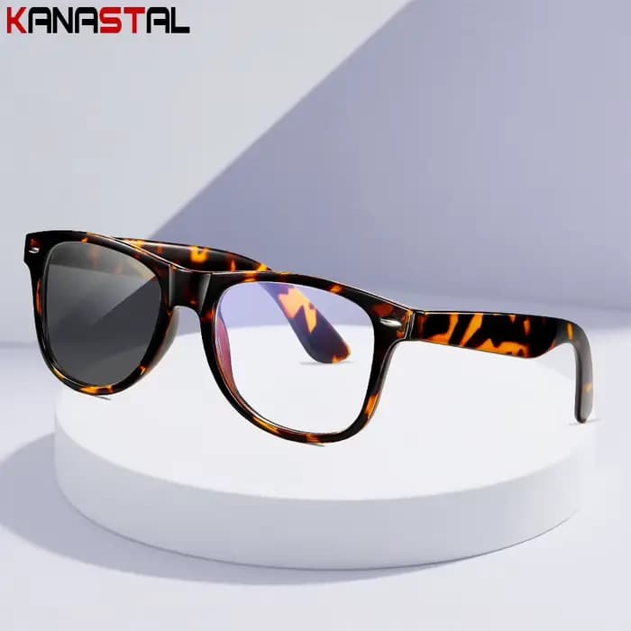 Lunettes photochromiques sur Prescription pour hommes et femmes, verres bloquant la lumière bleue, lecture optique, myopie, monture de lunettes en plastique