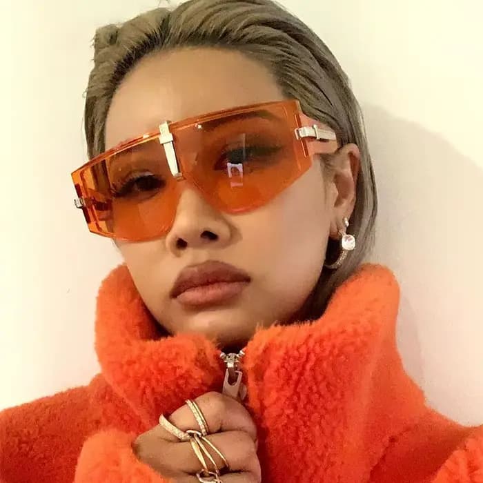 Lunettes De soleil carrées surdimensionnées pour femmes