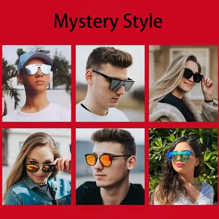Lunettes de soleil carrées pour femmes et hommes