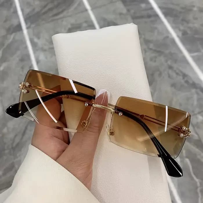 Lunettes de soleil sans monture pour femmes