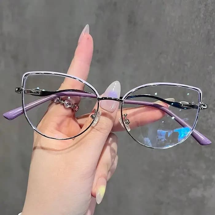 Lunettes unies à la mode pour femmes