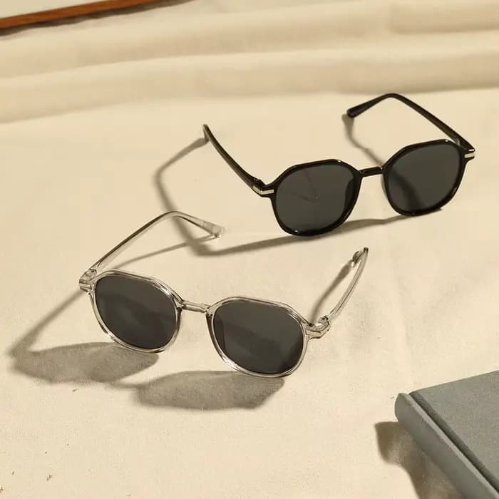 Lunettes de soleil rondes vintage pour femmes et hommes