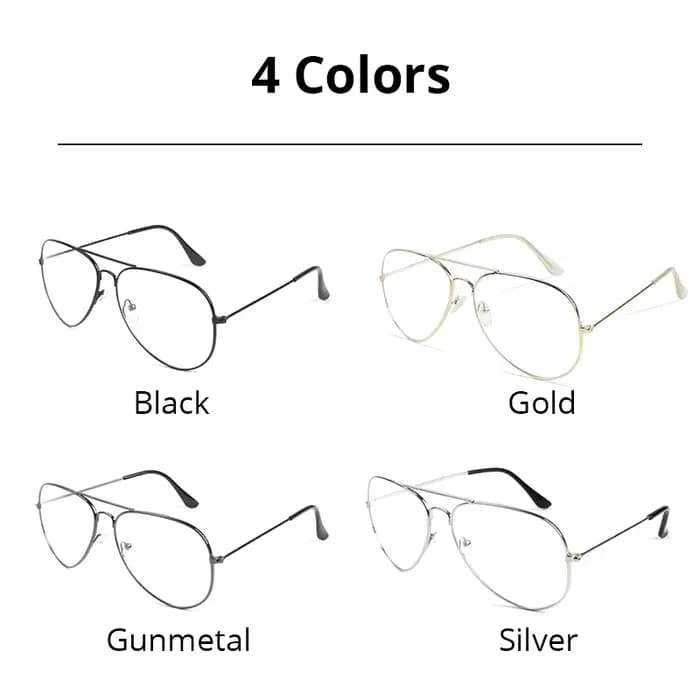 Anti Blue Light Glasses For Computer Women Men Oval Round Spectacle Frame Clear Lens UV400
